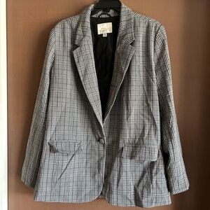 A New Day Plaid Blazer